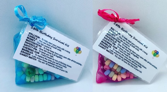 18th birthday survival kit girl