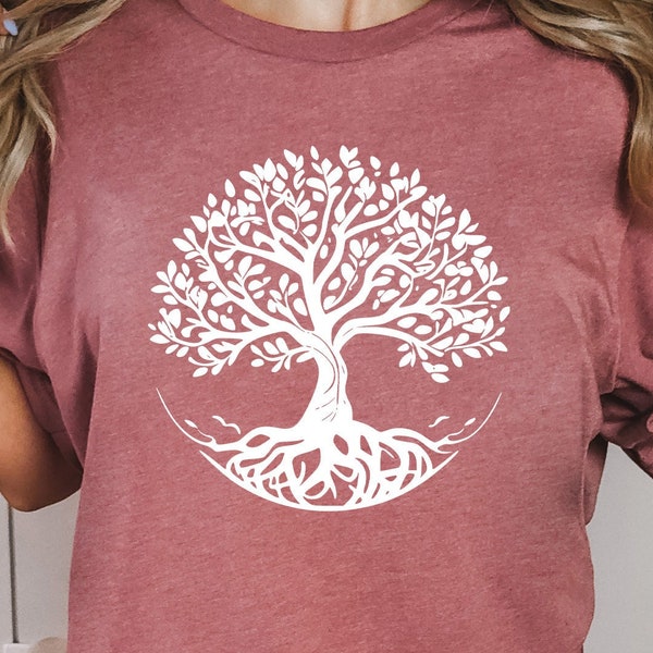 Tree Of Life Shirt, Tree Shirt, Gnarled Tree T-shirt, Nature Lover Shirt, Forest Shirt, Plant Lover Shirt, Tree Root Shirt