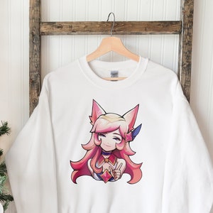 League of Legends Ahri Sweatshirt | Ahri Sweatshirt, League of Legends Gift, Ahri Shirt, Ahri Hoodie, League of Legends Gift, Sailor Moon