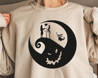 Jack Skellington Mickey Halloween Sweatshirt, Disney Halloween Family Shirt, Halloween Party Sweater, , Jack Skellington,Skeleton Halloween
