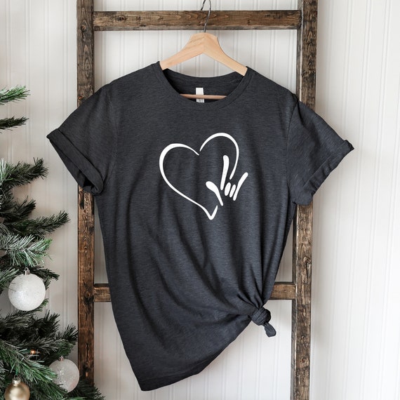 Love American Sign Language Costume Asl Lights Christmas T-Shirt Love American Sign Language Costume Asl Lights Christmas T-Shirt