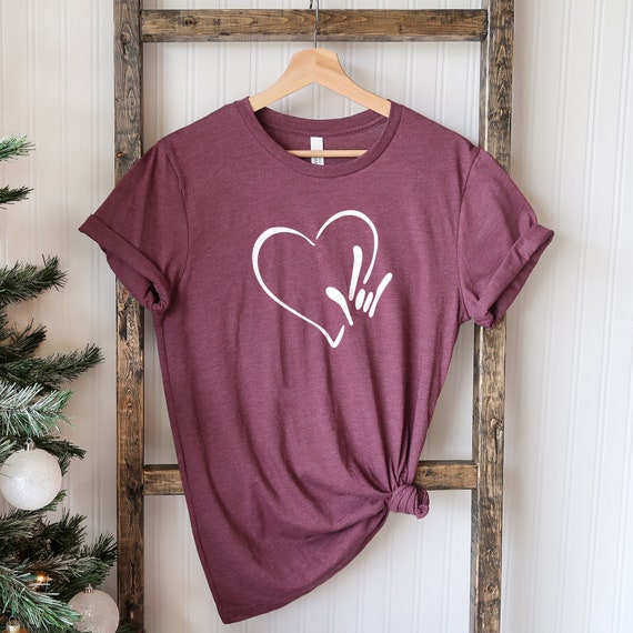 Asl Sign Language I Love You Sign T-Shirt Asl Sign Language I Love You Sign T-Shirt