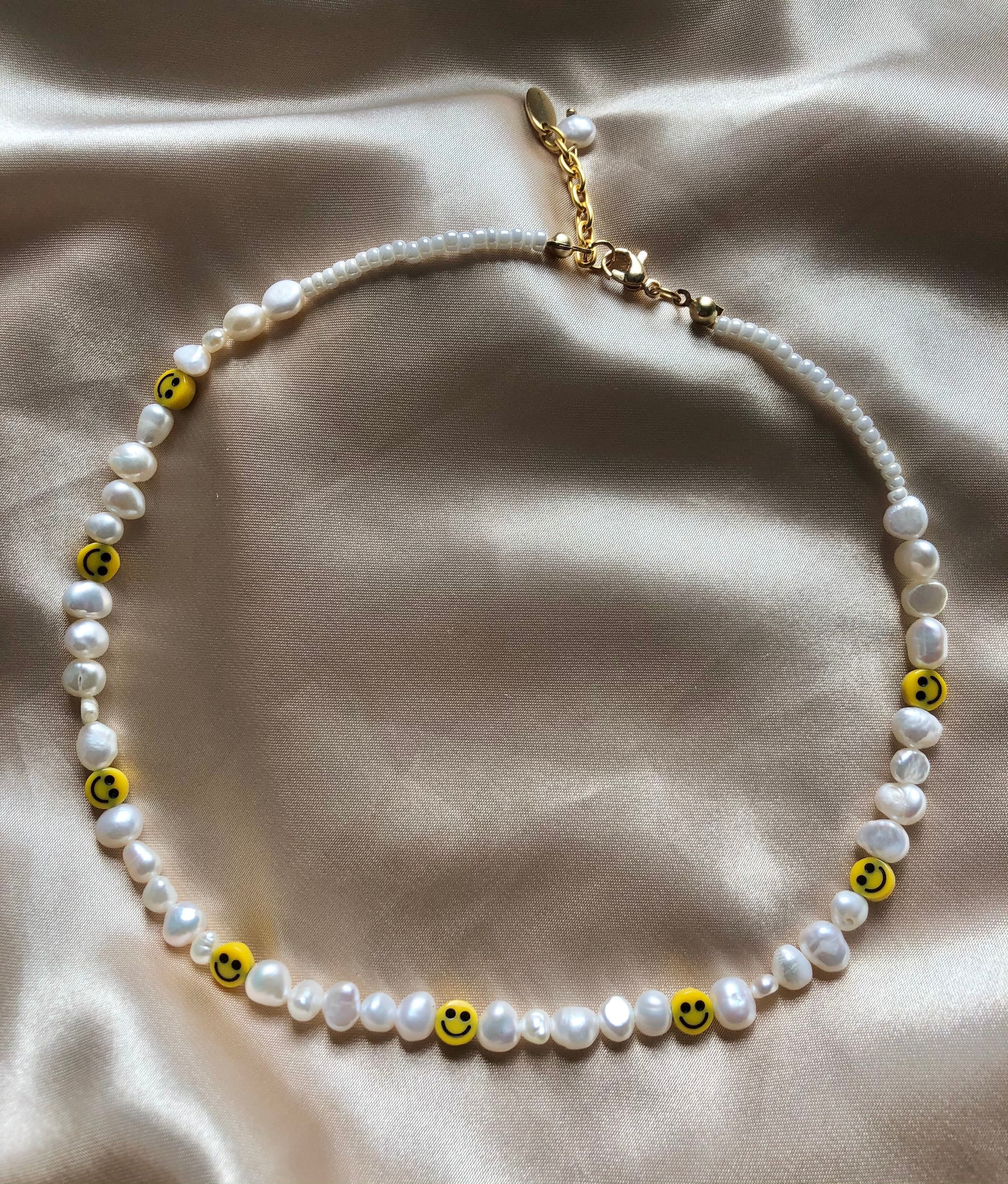 Happy Face Necklace Smile Necklace 