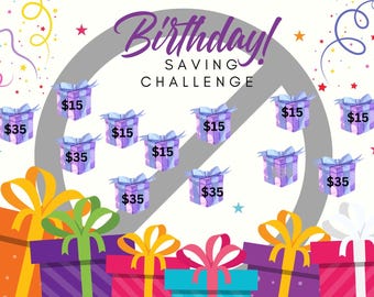 Happy Birthday Savings Challenge