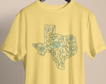 T-shirt Texas Wildflower: Western Country-concertshirt
