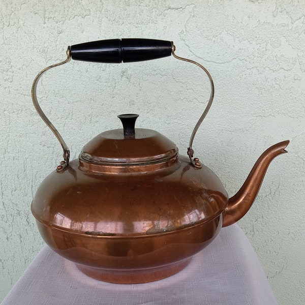Copper Tea Kettle Etsy