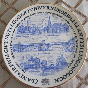 Clearance-Pyramid Pottery Plate- Stoke On Trent- Staffordshire,  England -Collectible Plate- Souvenir Plate-Made in England