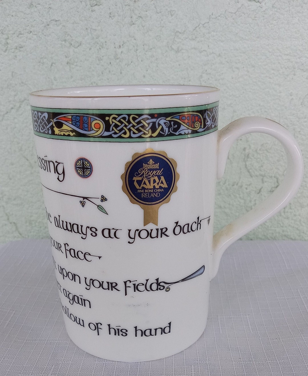 Vintage Royal Tara Irish Blessing Mugmugsirish Etsy