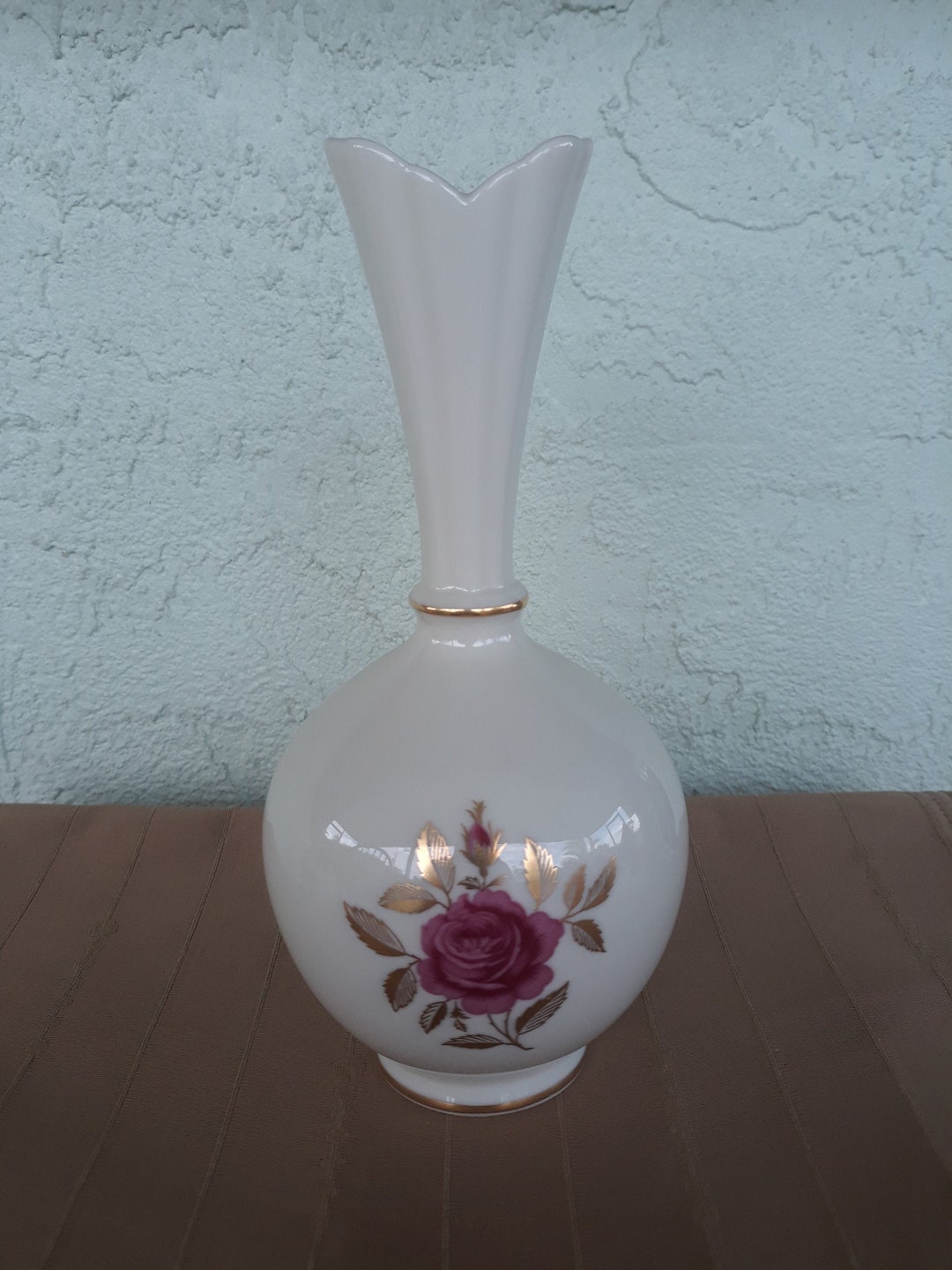 Vintage Lenox Bud Vasevintage Lenoxmade in the Usarose Vaseshabby