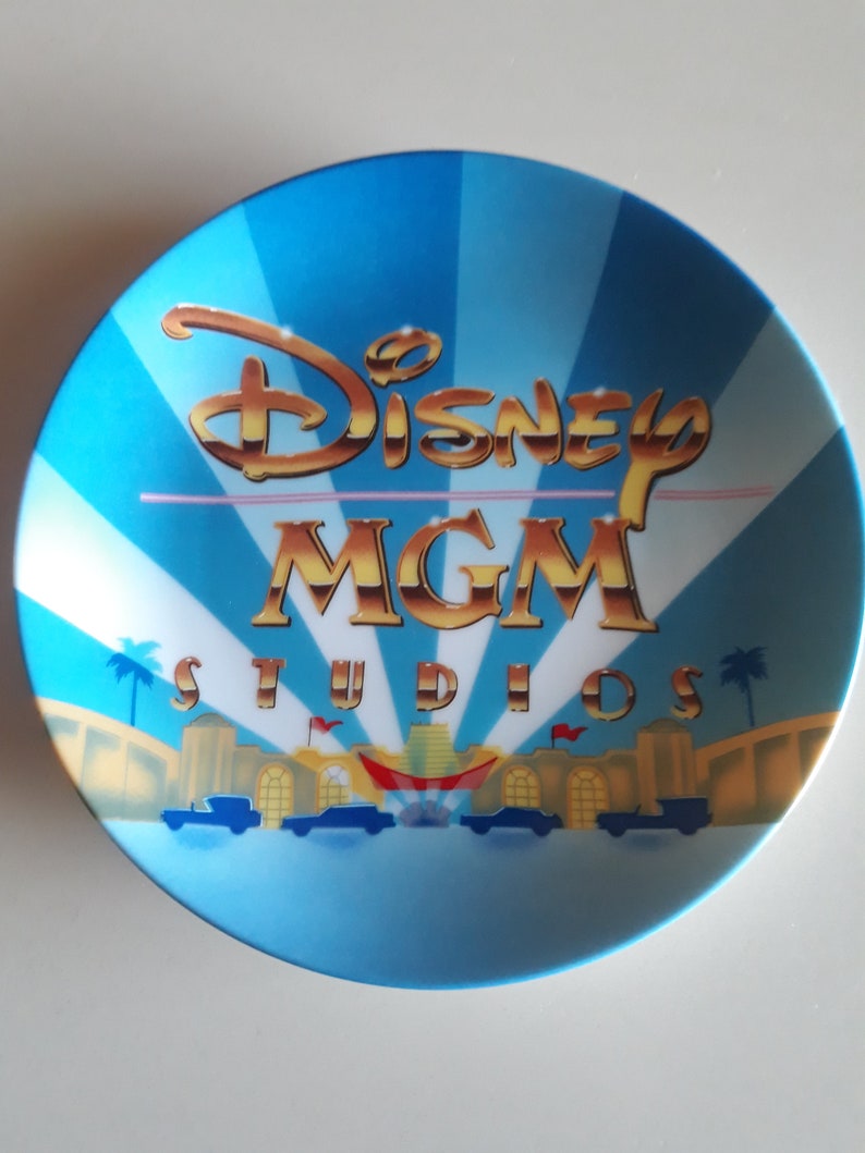 Vintage Disney MGM Studios PlateDisney Collector's Etsy