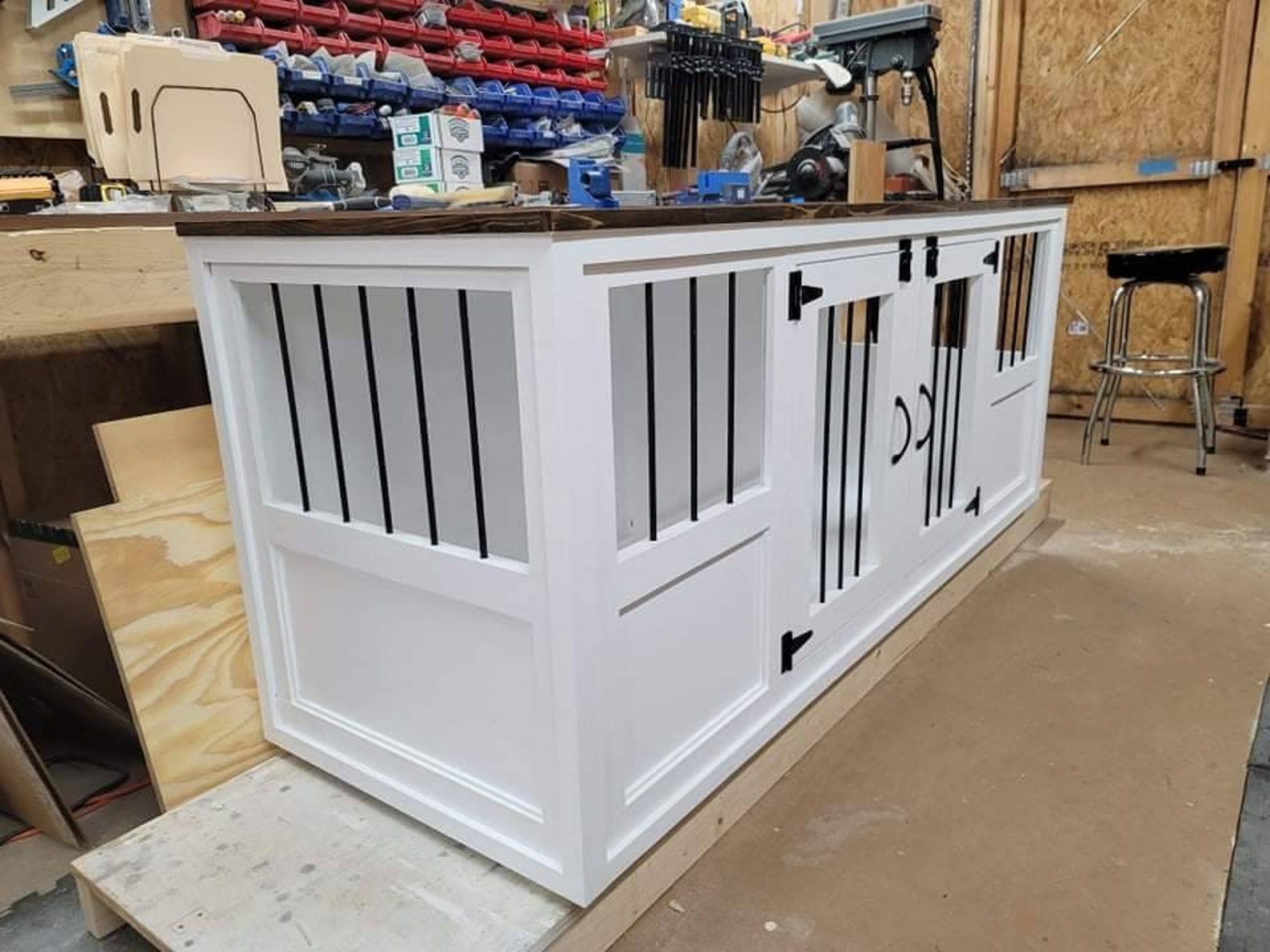 Large Dog Crate/tv Stand Etsy