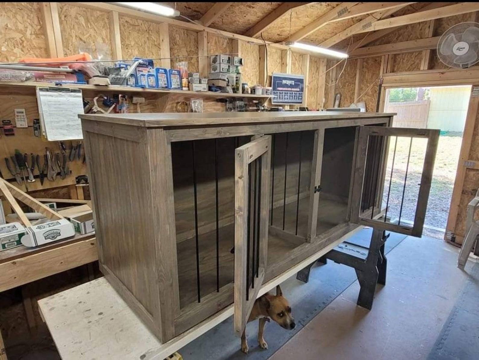 Large Dog Crate/tv Stand Etsy