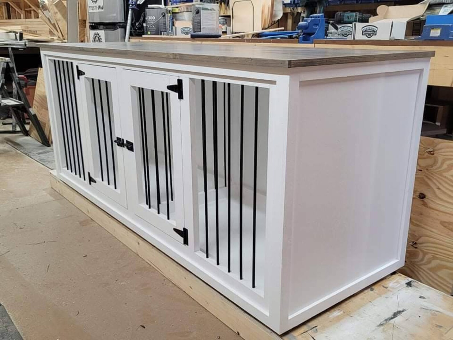 Large Dog Crate/tv Stand Etsy