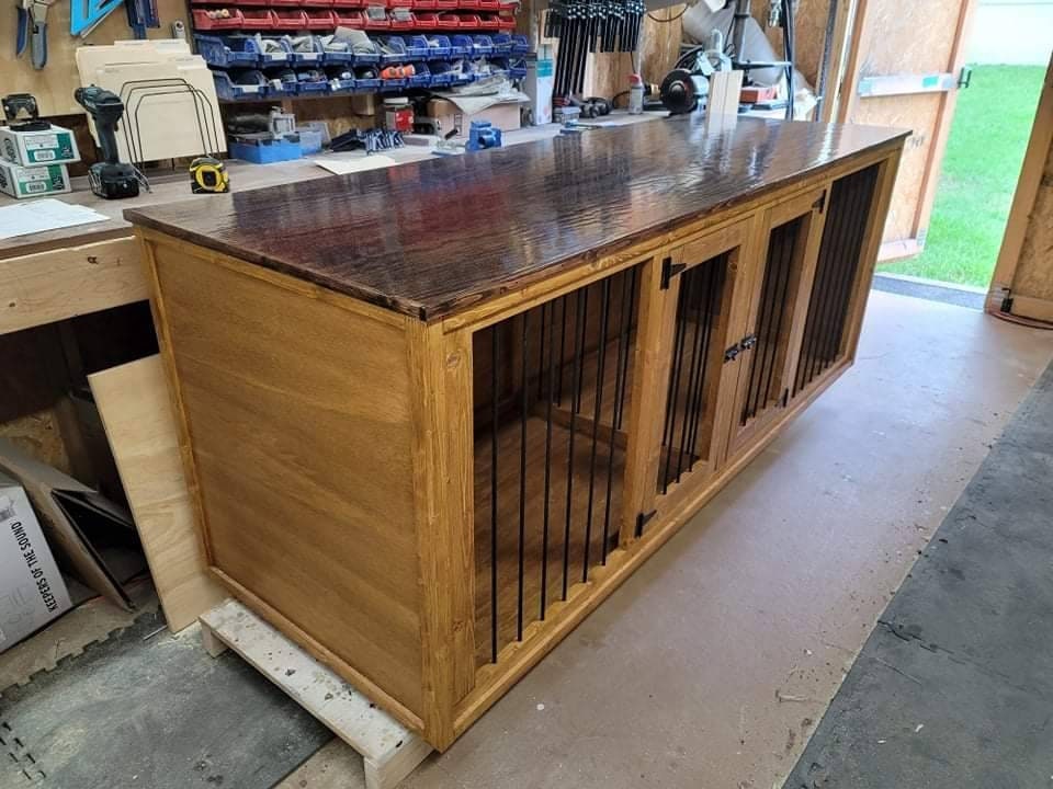 Large Dog Crate/tv Stand Etsy
