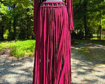 The Elara Skirt | Macrame Boho Skirt | Rave Skirt| Music Festival Outfit | Beach Cover Up | Rope Wrap Skirt | Renaissance Festival Outfit