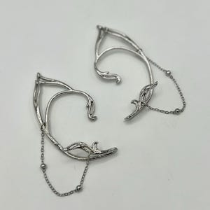 Everwind Elf Ears | Elf Ear Cuffs | Renaissance Festival | Elf Cosplay | Fairycore Jewelry | Ren Faire Outfit | Elven Wedding Jewelry image 5