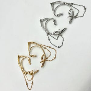 Everwind Elf Ears | Elf Ear Cuffs | Renaissance Festival | Elf Cosplay | Fairycore Jewelry | Ren Faire Outfit | Elven Wedding Jewelry image 2