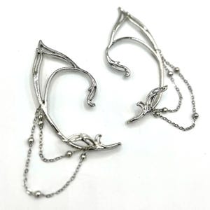 Everwind Elf Ears | Elf Ear Cuffs | Renaissance Festival | Elf Cosplay | Fantasy Fairycore Jewelry | Ren Faire Outfit | Christmas Elf Xmas