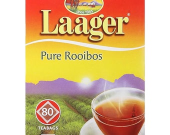 Rooibos Tea 80 Tagless Teabags 100% Pure Rooibos Red Tea