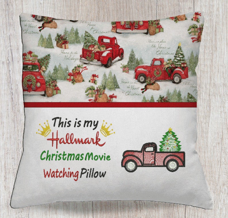 This is my hallmark pillow Embroidery 2 Designs 3 Dizes Etsy