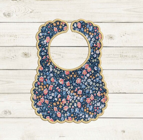 Baby bibs in the hoop Embroidery Design 3 Sizes 6X10 7X10 Etsy