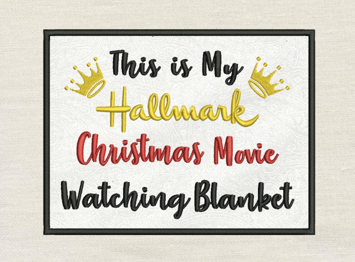 hallmark movie blanket embroidery design .pes hallmark movie blanket embroidery design .pes