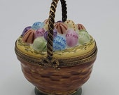 Vintage Easter Egg Basket Limoges Box