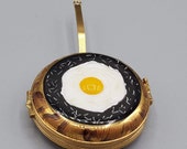 Frypan with egg Limoges Box by Gerard Ribierre (GR) (RETIRED)