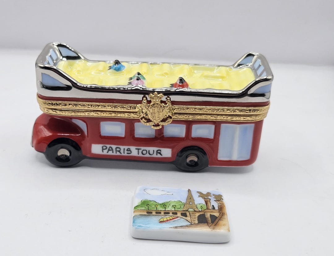 Limoges Box Rv Paris Tour Bus Limoges Box - Etsy