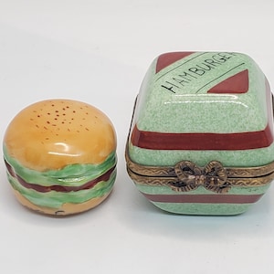 Vintage Burger Limoges box (RARE)