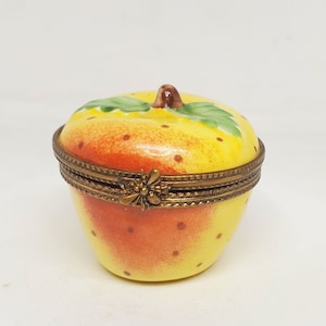 Petite Golden Apple  Limoges Box