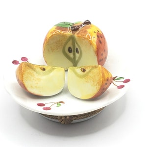 Apple Slices Limoges Box