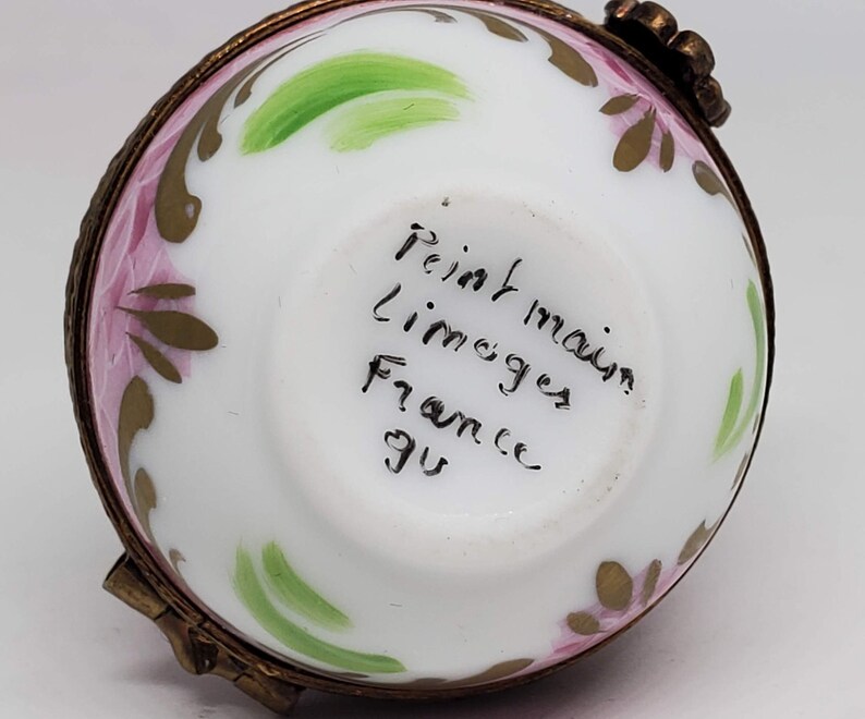 Pink Egg Limoges Box