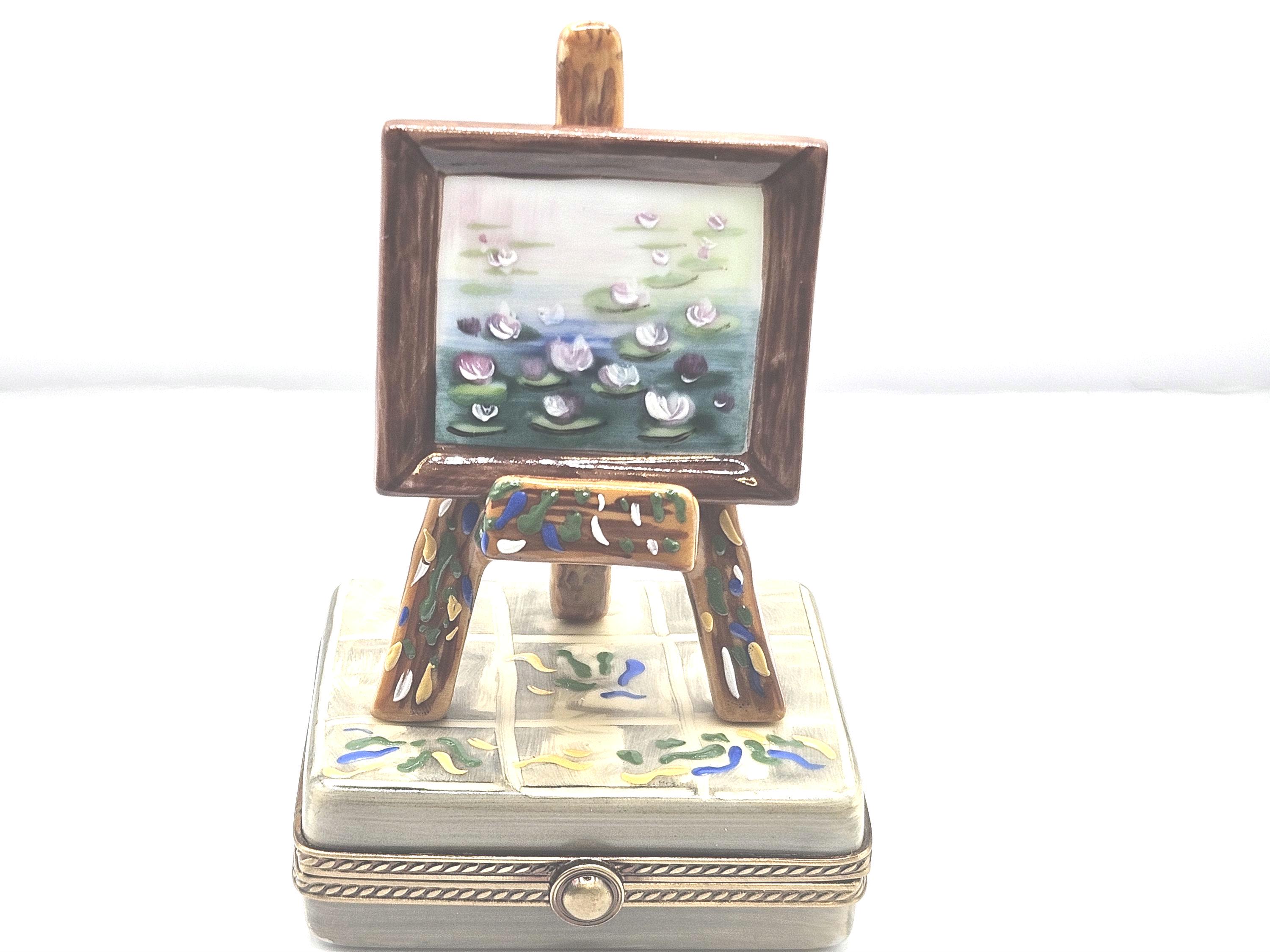 Limoges Trinket Box Lilies - Etsy