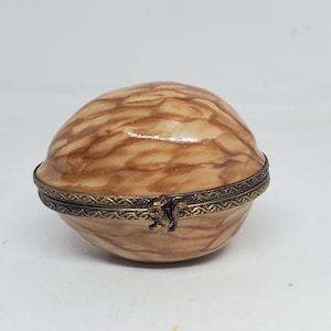 Walnut  Limoges box