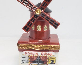 Vintage Moulan Rough Windmill  Limoges box (Numbered Edition)