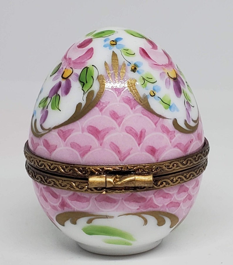 Pink Egg Limoges Box