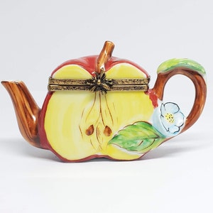 Apple  Teapot Limoges Box