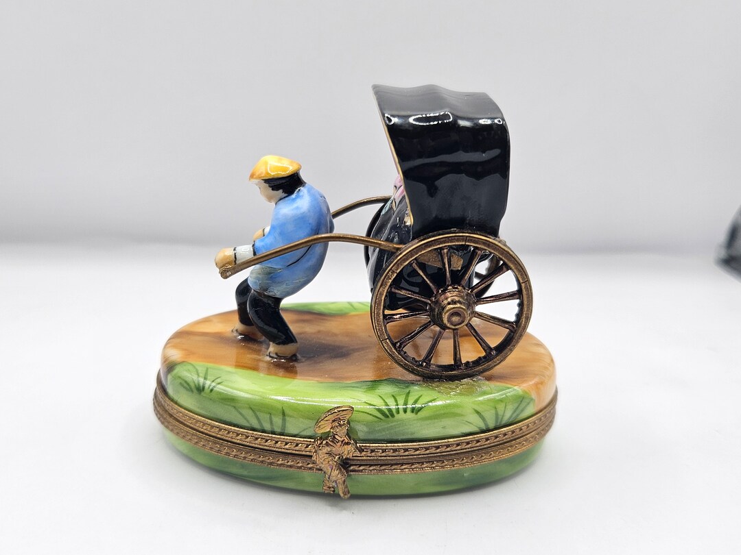 Rickshaw Limoges Box - Etsy
