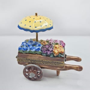 Flower Cart Limoges Box