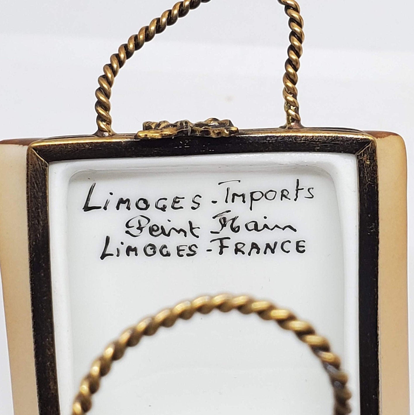 Saks Fifth Avenue Shopping Bag Limoges Box by Rochard