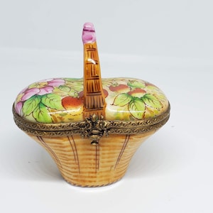 Basket of Strawberries  Limoges  Box