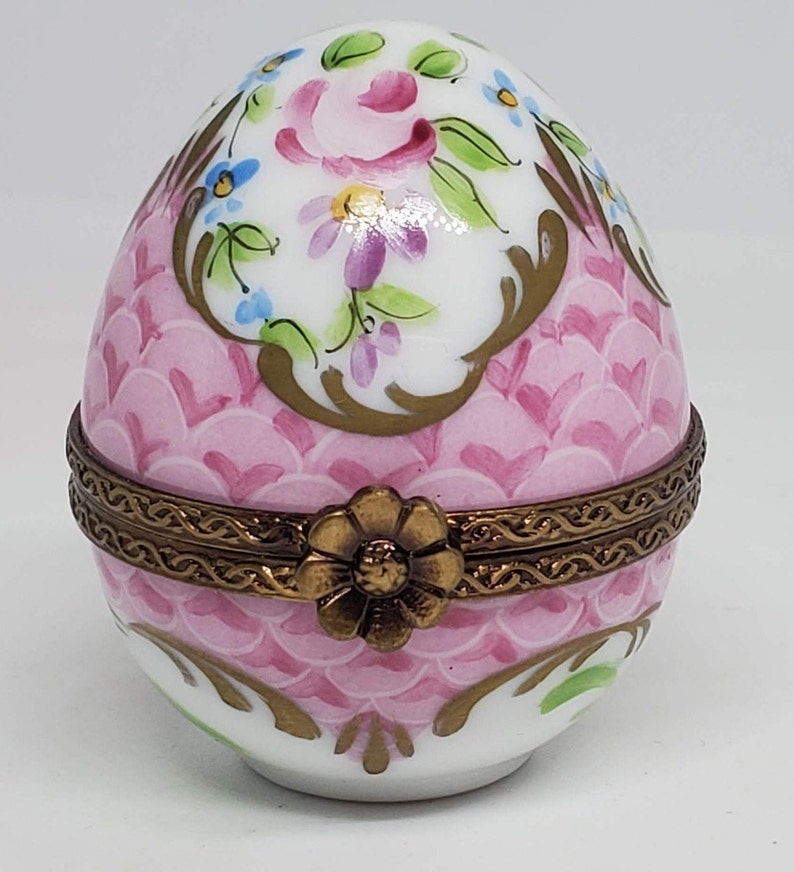 Pink Egg Limoges Box
