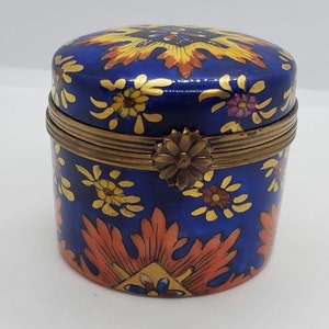Fall Canister  Limoges  Box