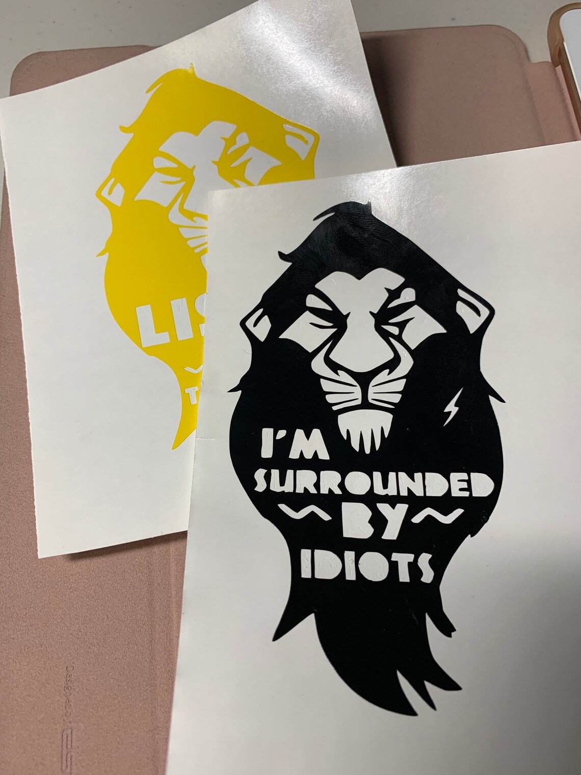 Scar the Lion King Decal Scar Decal Disney Decal Etsy