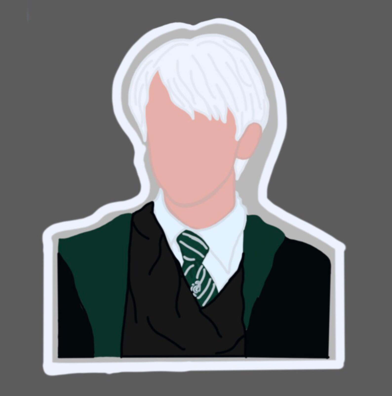 Draco Malfoy Sticker Or any Harry Potter character Etsy