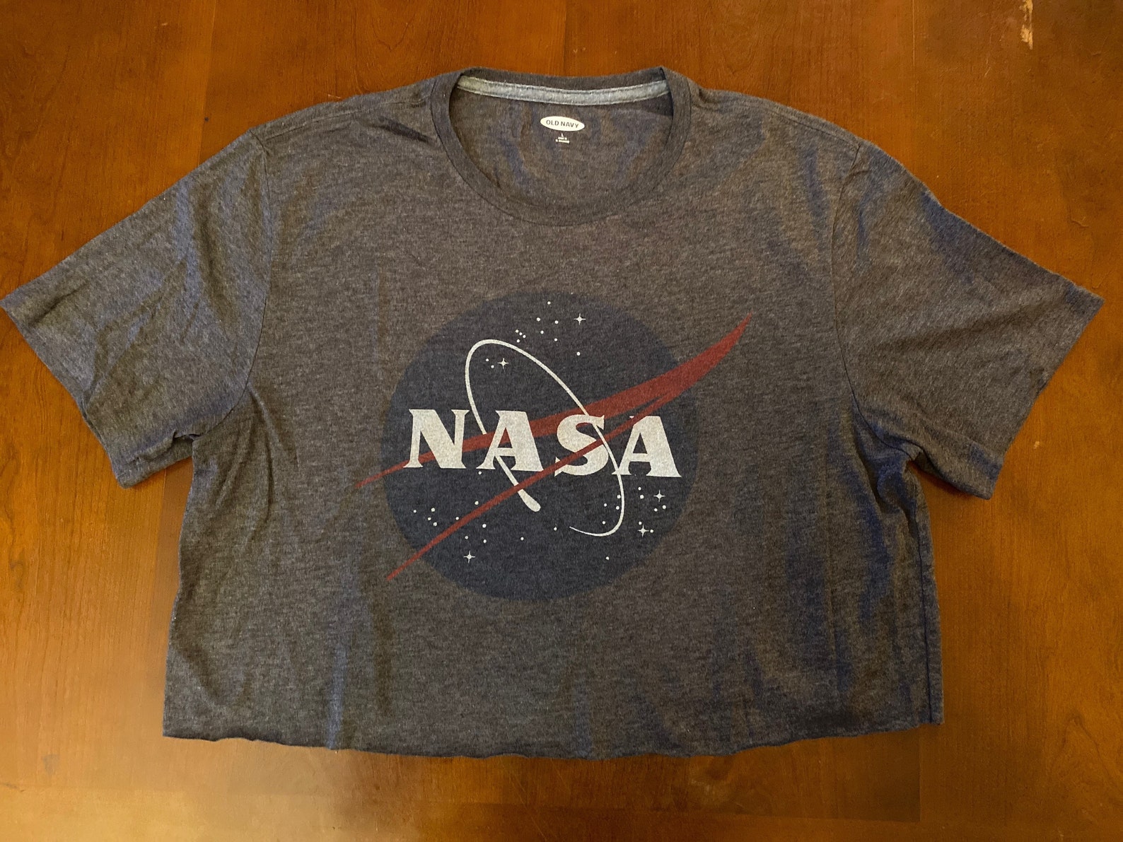 Repurposed Custom NASA Space Crop Top T-shirt | Etsy