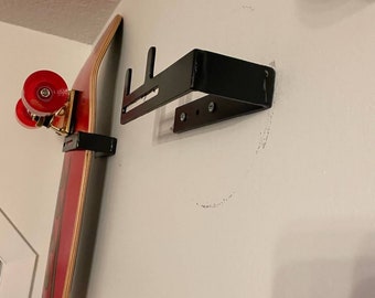 Skateboard Rack - Steel Hanger/ Wall Mount Organization