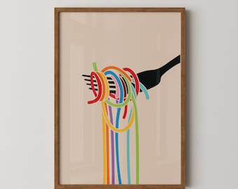 Spagaytti pride print | Pride poster | Pride | LGBTQ | Gift
