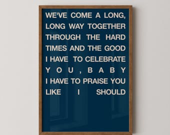 Impresión de Praise You / Fatboy Slim / Decoración de habitación indie / Arte de pared / Indie pop / Póster de música britpop / Impresión artística